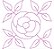 Matriz Bordado Quilt Flores 1 - Imagem 4