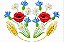 Matriz Bordado Trigo Com Flores - Imagem 1