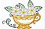 Matriz Bordado Xícara Com Flores Rippled - Imagem 9