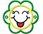Matriz Bordado Aplique Florzinha Sorrindo - Imagem 1