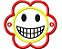 Matriz Bordado Aplique Florzinha Sorrindo - Imagem 4