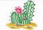 Matriz Bordado Cactus Florido - Imagem 4