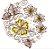 Matriz Bordado Retro Floral - Imagem 8
