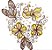 Matriz Bordado Retro Floral - Imagem 2
