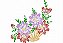 Matriz Bordado Vaso Floral Vintage - Imagem 4
