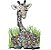 Matriz Bordado Família De Girafas - Imagem 5