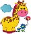 Matriz Bordado Conjunto Girafinhas Lindas - Imagem 6