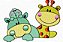 Matriz Bordado Infantil Girafinha Baby - Imagem 2