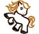Matriz Bordado Aplique Poney Bebê - Imagem 3
