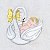 Matriz Bordado Bebê No Cisne - Imagem 9
