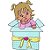 Matriz Bordado Conjunto Bebê Menina - Imagem 3