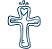 Matriz Bordado Religioso Contorno - Imagem 7