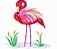 Matriz Bordado Flamingos - Imagem 5