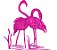 Matriz Bordado Flamingos Lindos - Imagem 3
