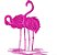 Matriz Bordado Flamingos Lindos - Imagem 1