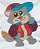 Matriz Bordado Aplique Cachorrinho Fashion - Imagem 3