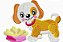 Matriz Bordado Lindo Cachorrinho - Imagem 1
