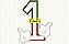 Matriz Bordado Aplique Números Luvas Do Mickey - Imagem 1