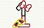 Matriz Bordado Aplique Números Sapatinho Da Minnie - Imagem 1