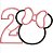Matriz Bordado Mêsversário Aplique Minnie - Imagem 2