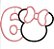 Matriz Bordado Mêsversário Aplique Minnie - Imagem 6