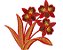 Matriz Bordado Lindas Orquídeas - Imagem 5