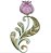 Matriz Bordado Lindas Tulipas Rippled - Imagem 5