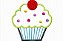 Matriz Bordado Aplique Cupcake 1 - Imagem 3