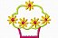 Matriz Bordado Aplique Cupcake 1 - Imagem 1