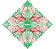 Matriz Bordado Quilt Diamantes - Imagem 5