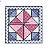 Matriz Bordado Quilt Geométricos - Imagem 1