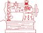 Matriz Bordado Maquina Costura Vintage Redwork - Imagem 4