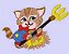 Matriz Bordado Gatinho Feliz 3 - Imagem 9