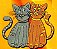 Matriz Bordado Gatinhos Lindos - Imagem 2