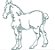 Matriz Bordado Cavalos Redwork - Imagem 6