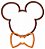 Matriz Bordado Aplique Mickey E Minnie Carinhas - Imagem 6