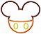Matriz Bordado Aplique Mickey E Minnie Carinhas - Imagem 8