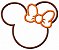Matriz Bordado Aplique Mickey E Minnie Carinhas - Imagem 3