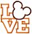 Matriz Bordado Aplique Mickey E Minnie Carinhas - Imagem 4