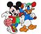 Matriz Bordado Mickey E Amigos - Imagem 1