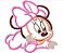 Matriz Bordado Aplique Minnie Dengosa - Imagem 4