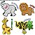 Matriz Bordado Aplique Zoo Feliz - Imagem 3