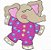 Matriz Bordado Bichinhos De Pijama - Imagem 3