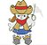 Matriz Bordado Menininha Country - Imagem 9