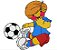 Matriz Bordado Meninos Com Bola E Pipa - Imagem 3