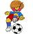 Matriz Bordado Meninos Com Bola E Pipa - Imagem 7