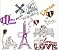 Matriz Bordado Amor Em Paris - Imagem 1