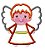 Matriz Bordado Aplique Anjinho Celestial - Imagem 5