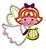 Matriz Bordado Aplique Anjinho Celestial - Imagem 3