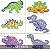 Matriz Bordado Aplique Dinossauro 2 - Imagem 2